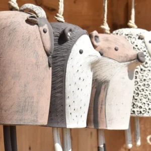Bohemian Style Rustic Animal Wind Chimes Room Decoration PVC  Wind Bell Animal Resin